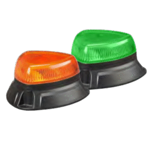 10-33V AEROTECH LED BEACON AMBER FLANGE (SINGLE STACK)