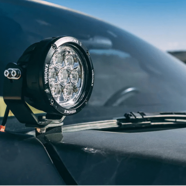 PAIR OF 4.7" 7 LED CANNON CG2 LIGHTS INCLUDING HARNESS USING DT CONNECTORS - Image 6