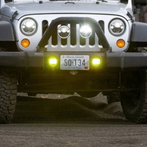 PAIR OF CANNON RACE 4 SAE & ECE FOG LIGHTS W/ HARNESS