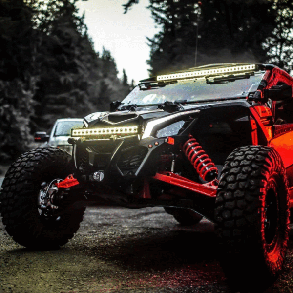 5.63" XPL SERIES HALO 3 LED SPOT BEAM LIGHT BAR INCLUDING END CAP MOUNTING L BRACKET AND HARNESS - Image 7
