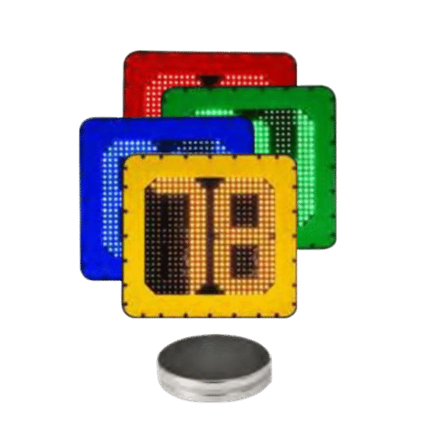 VISION X ID NUMBER BOARD 2 DIGIT BLUE LEDS WITH MOUNTING BRACKET