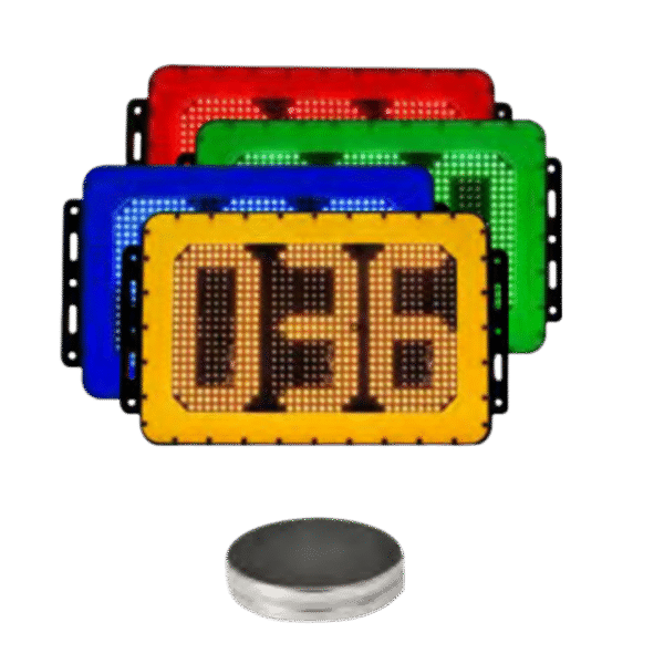 VISION X ID NUMBER BOARD 3 DIGIT AMBER LEDS WITH MOUNTING BRACKET