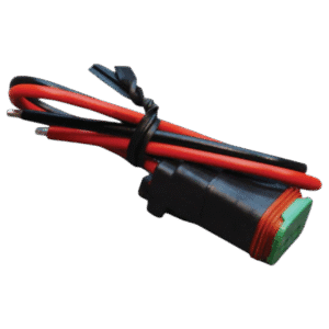 DEUTSCH CONNECTOR PIGTAIL - MALE - TO PLUG INTO LIGHT