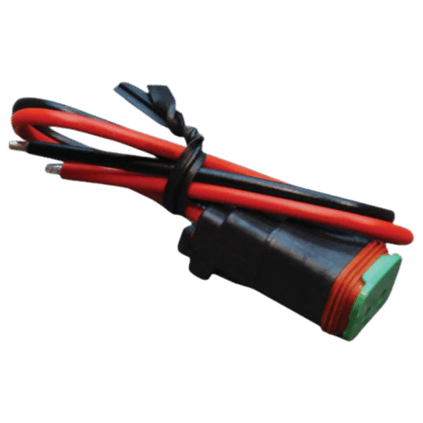 DEUTSCH CONNECTOR PIGTAIL - MALE - TO PLUG INTO LIGHT