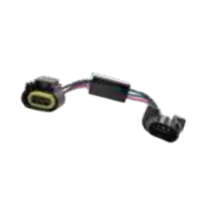 SINGLE HIGH 4 ADAPTER WITH H13 PLUGS (KEEPS LOW BEAMS ON WHEN HIGH BEAM ACTIVATED)