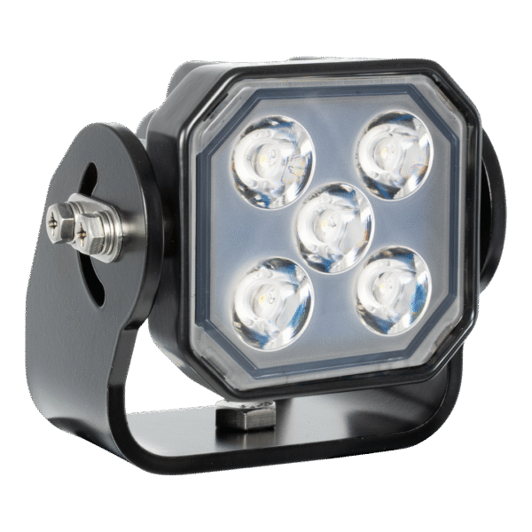 PROSPECTOR WORK LIGHT 5 SEVEN WATT LEDS BLACK HOUSING 10 DEGREE BEAM - Image 2