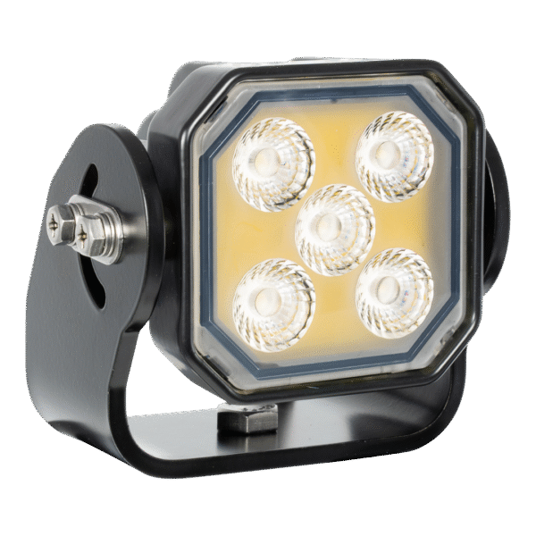 PROSPECTOR WORK LIGHT 5 SEVEN WATT LEDS BLACK HOUSING 10 DEGREE BEAM - Image 5