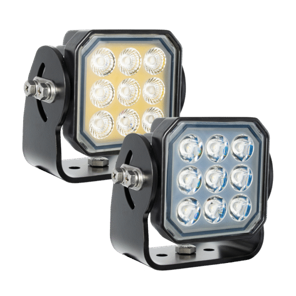 PROSPECTOR WORK LIGHT 9 SEVEN WATT LEDS BLACK HOUSING 10 DEGREE BEAM - Image 4