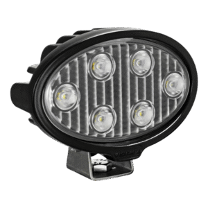 VL SERIES WORK LIGHT OVAL SIX 5-WATT LEDS 40 DEGREE FLOOD PATTERN WITH DUETSCH CONNECTOR