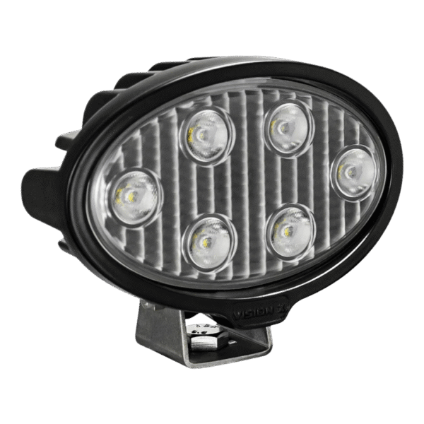 VL SERIES WORK LIGHT OVAL SIX 5-WATT LEDS 40 DEGREE FLOOD PATTERN WITH DUETSCH CONNECTOR