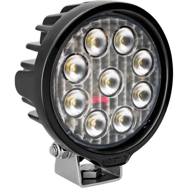 VL SERIES WORK LIGHT ROUND NINE 5-WATT LEDS 40 DEGREE FLOOD PATTERN WITH DUETSCH CONNECTOR - Image 2