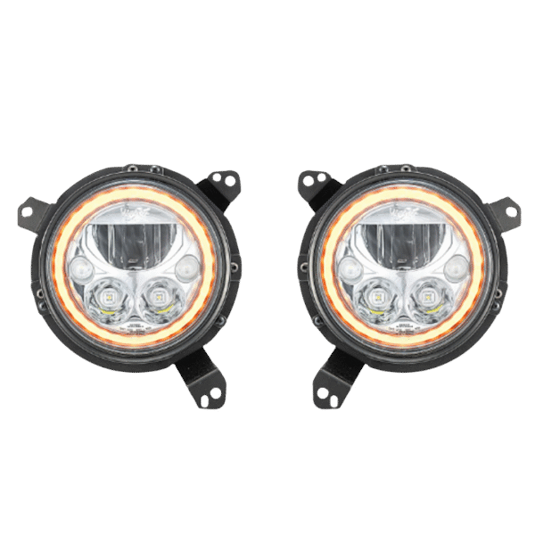 SINGLE 7" ROUND VX LED HEADLIGHT W/ LOW-HIGH-HALO - Image 10