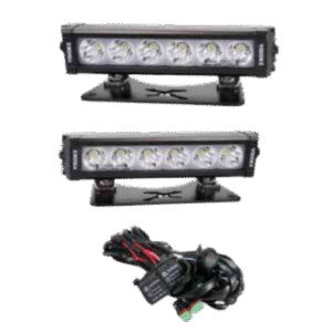 14+ TOYOTA 4-RUNNER BEHIND THE GRILLE DUAL LIGHT BAR KIT W/ (2) 9" XPL LO-PRO HALO SPOT