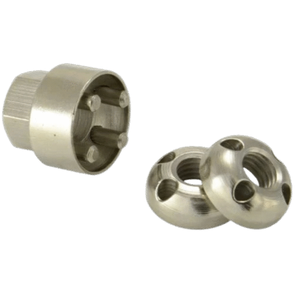 ANTI-THEFT LOCKING NUT M12 X 2PCS, 1 TOOL