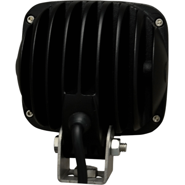 4" SQUARE UTILITY MARKET XTREME BLACK WORK LIGHT SEVEN 5-WATT LEDS. 10 DEGREE NARROW BEAM - Image 2