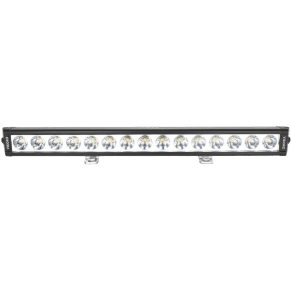 20.75" XPL SERIES HALO SELECTIVE YELLOW 15 LED SPOT LIGHT BAR INCLUDING END CAP MOUNTING L BRACKET - Image 2