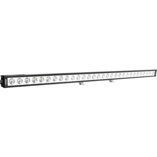 39.65" XPL SERIES HALO SELECTIVE YELLOW 30 LED SPOT LIGHT BAR INCLUDING END CAP MOUNTING L BRACKET - Image 2