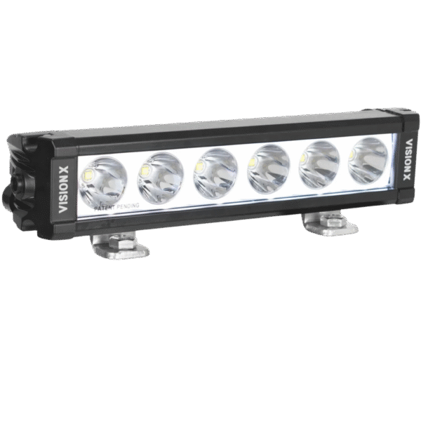9.41" XPL SERIES HALO SELECTIVE YELLOW 6 LED SPOT LIGHT BAR INCLUDING END CAP MOUNTING L BRACKET AN - Image 3