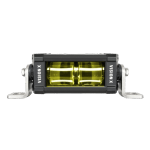 6" XPR HALO 10W LIGHT BAR SELECTIVE YELLOW 3 LED SPOT OPTICS FOR XTREME DISTANCE