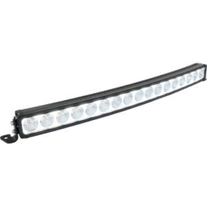 20" XPR CURVED HALO 110W LIGHT BAR 11 LED INCLUDING END MOUNT L BRACKETS AND HARNESS