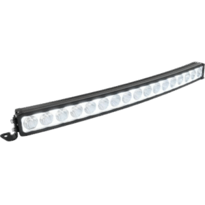 30" XPR CURVED HALO 170W LIGHT BAR 17 LED INCLUDING END MOUNT L BRACKETS AND HARNESS