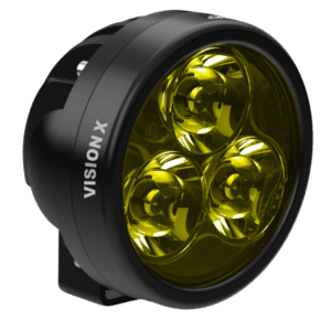 SINGLE CANNON RACE 3 DRIVING LIGHT SELECTIVE YELLOW