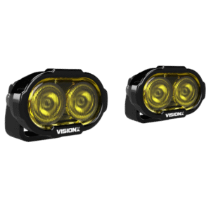 DURALUX GEN2 DRIVING LIGHT 2-LED 60-20 COMBO DRIVING BEAM WITH DRL SELECTIVE YELLOW
