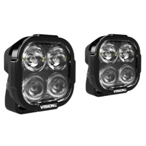 PAIR OF DURALUX GEN2 DRIVING LIGHT, 4-LED, 60-20 COMBO DRIVING BEAM WITH DRL, WHITE