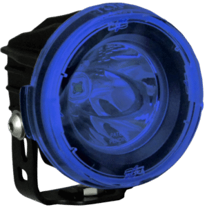 3.7" CANNON LIGHT POLYCARBONATE COVER EURO BEAM BLUE
