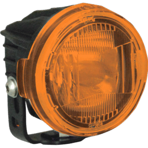 3.7" CANNON LIGHT POLYCARBONATE COVER EURO BEAM YELLOW