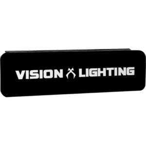 6" BLACK STREET LEGAL COVER FOR THE XPR/XPI 3 LED STRAIGHT OPTIC