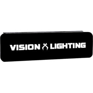 12" BLACK STREET LEGAL COVER FOR THE XPR/XPI 6 LED STRAIGHT OPTIC