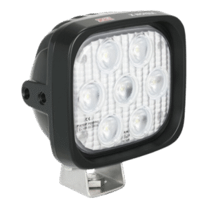 4" SQUARE UTILITY MARKET XTREME BLACK WORK LIGHT SEVEN 5-WATT LEDS. 40 DEGREE WIDE BEAM