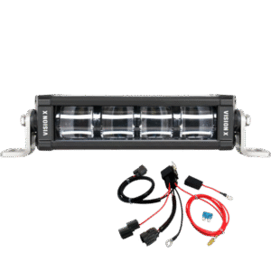 8" XPL SAE J-583 AUXILIARY FOG LIGHT BAR 6 LED INCLUDING END MOUNT AND HARNESS