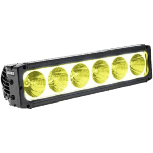 12" XPR HALO 10W LIGHT BAR SELECTIVE YELLOW 6 LED SPOT OPTICS FOR XTREME DISTANCE